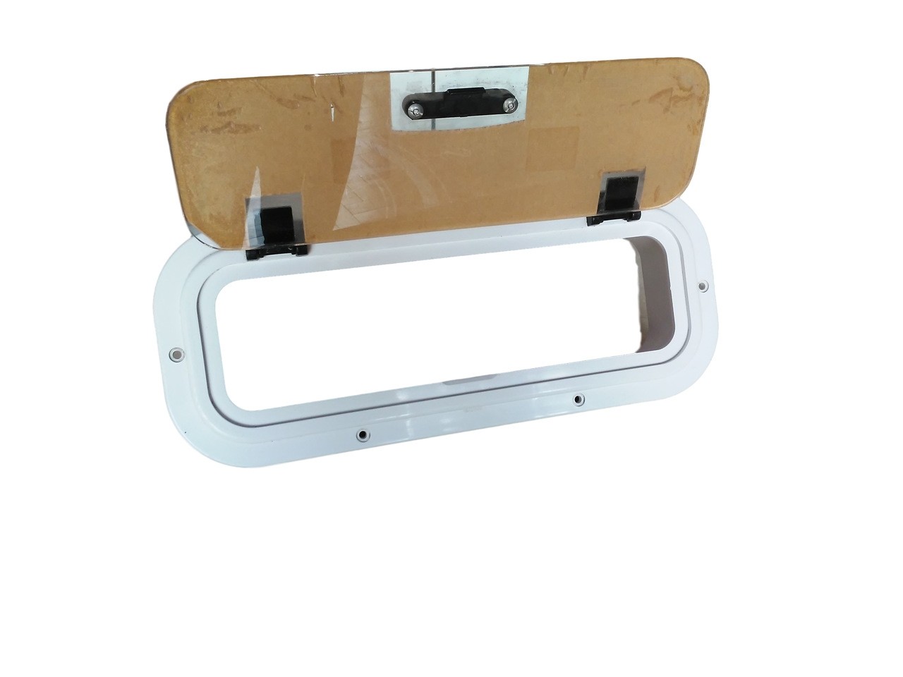 Porta armário branco com acrílico transparente 11.4 X 36.8CM Beckson