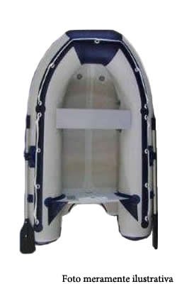 Bote inflável em poliéster 320cm branco/azul