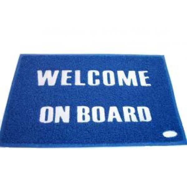 Tapete welcome 60x90 azul Lalizas