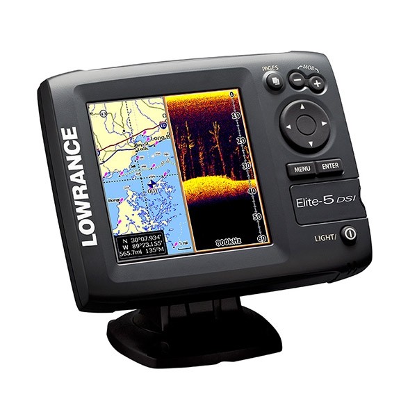 Monitor multifuncional sonar / GPS / plotter Elite-5 DSI Lowrance