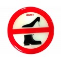 Adesivo "Proibido Sapatos" Lalizas